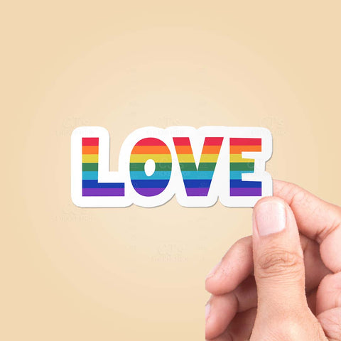 Pride Love Rainbow Sticker