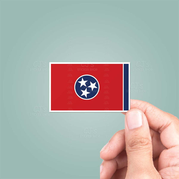 Tennessee TN State Flag Sticker