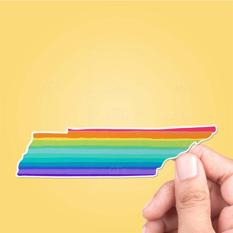 Tennessee Rainbow State Sticker