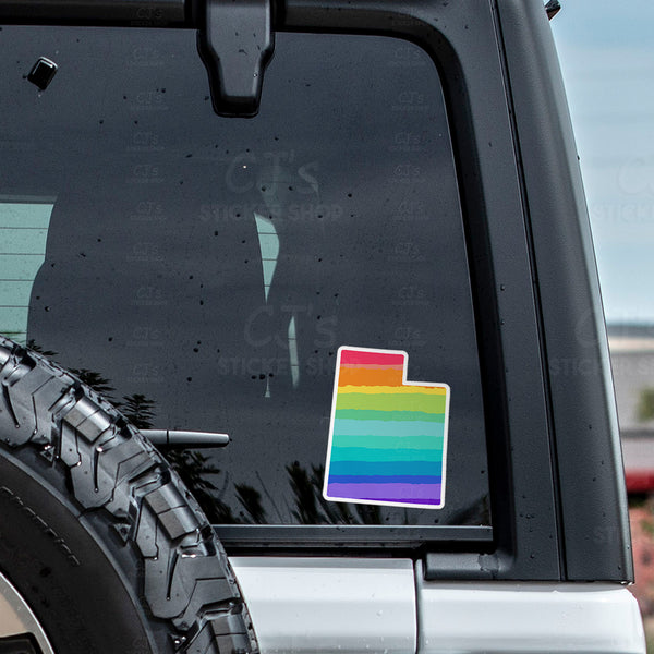 Utah Rainbow State Sticker