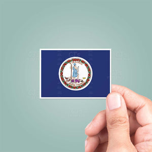 Virginia VA State Flag Sticker