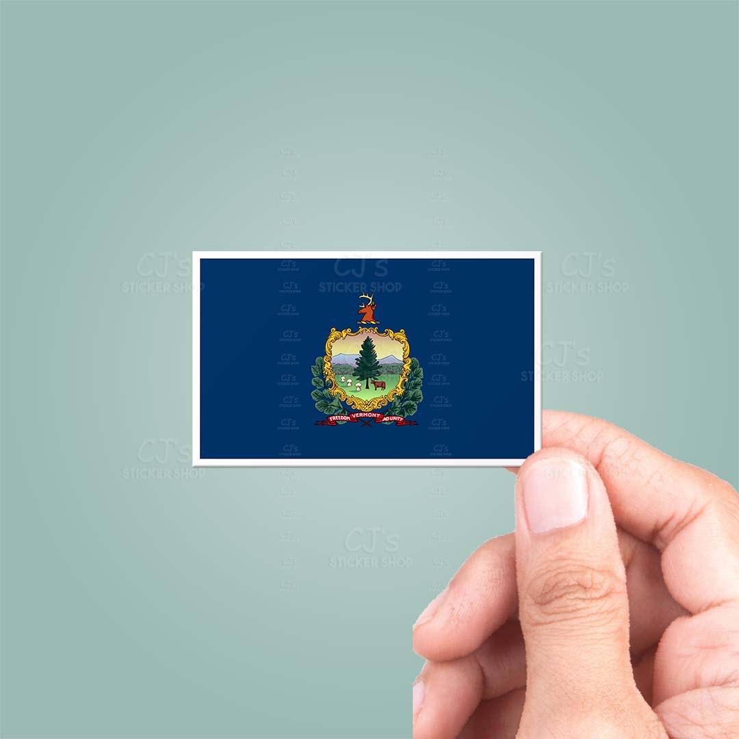 Vermont VT State Flag Sticker