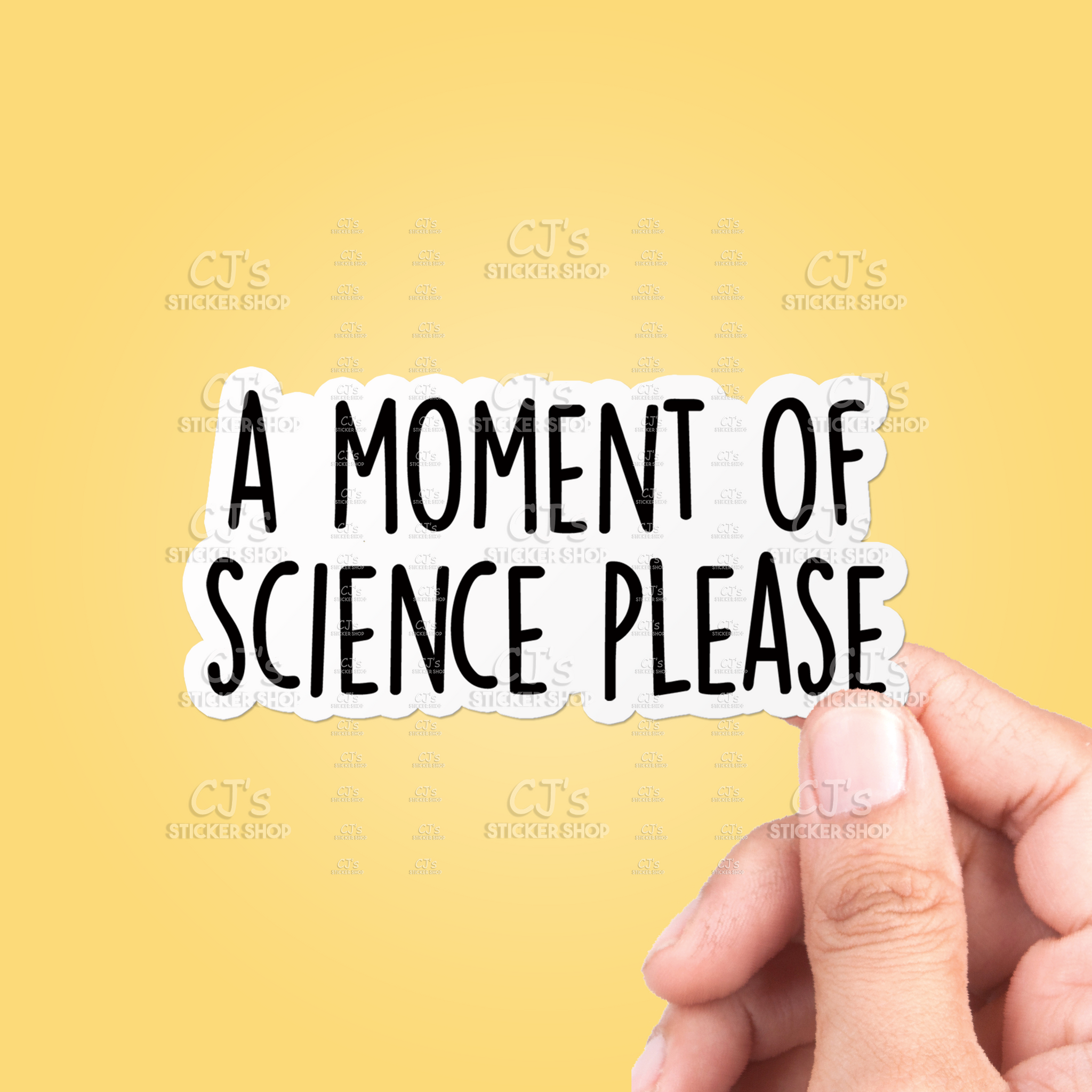 A Moment Of Science Sticker