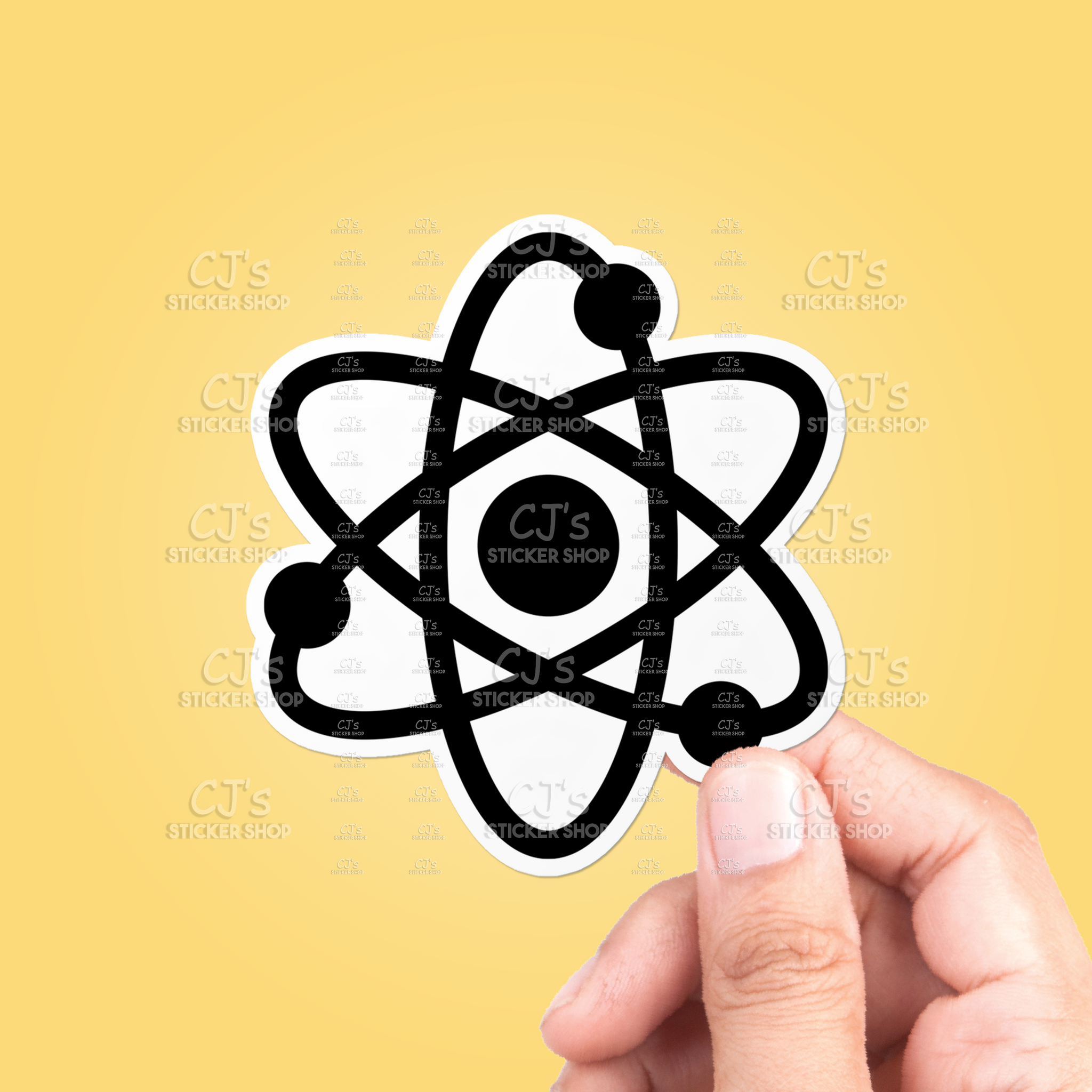 Atom Sticker