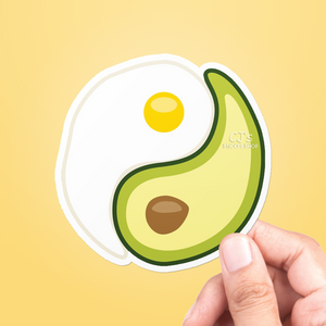 Avocado Egg Sticker