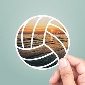 Beach Volleyball Sticker