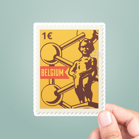 Belgium Postage Sticker