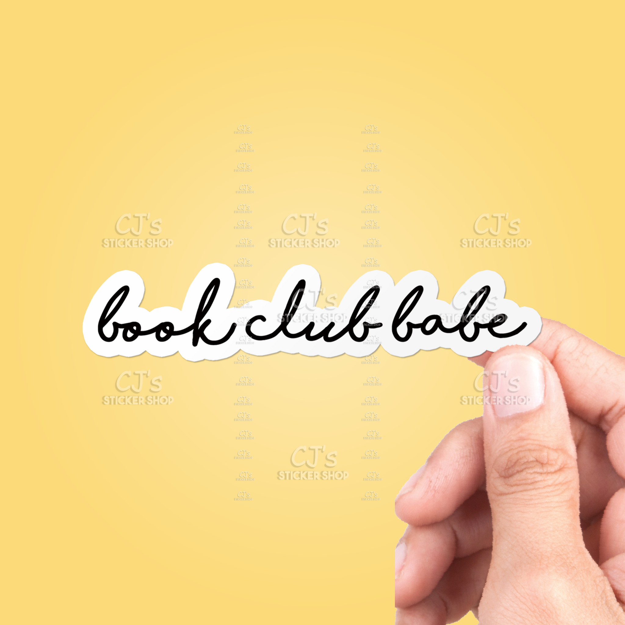 Book Club Babe Sticker