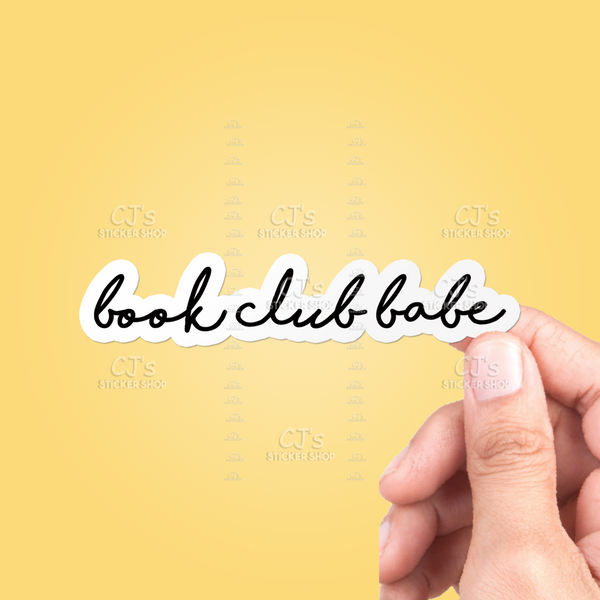 Book Club Babe Sticker