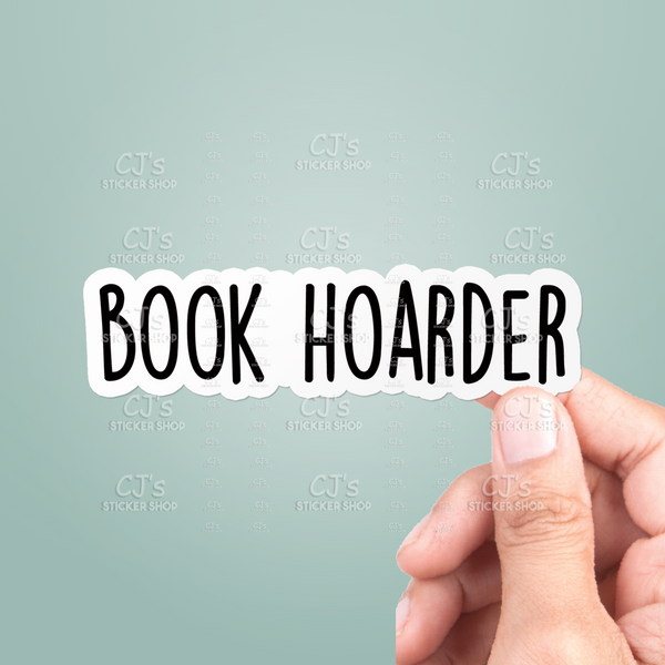 Book Hoarder Sticker