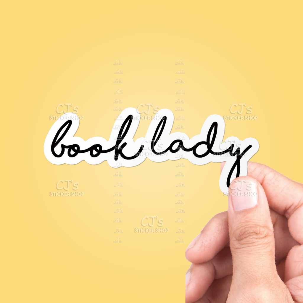 Lady Writing Sticker Book Lady Sticker – CJ's Sticker Shop