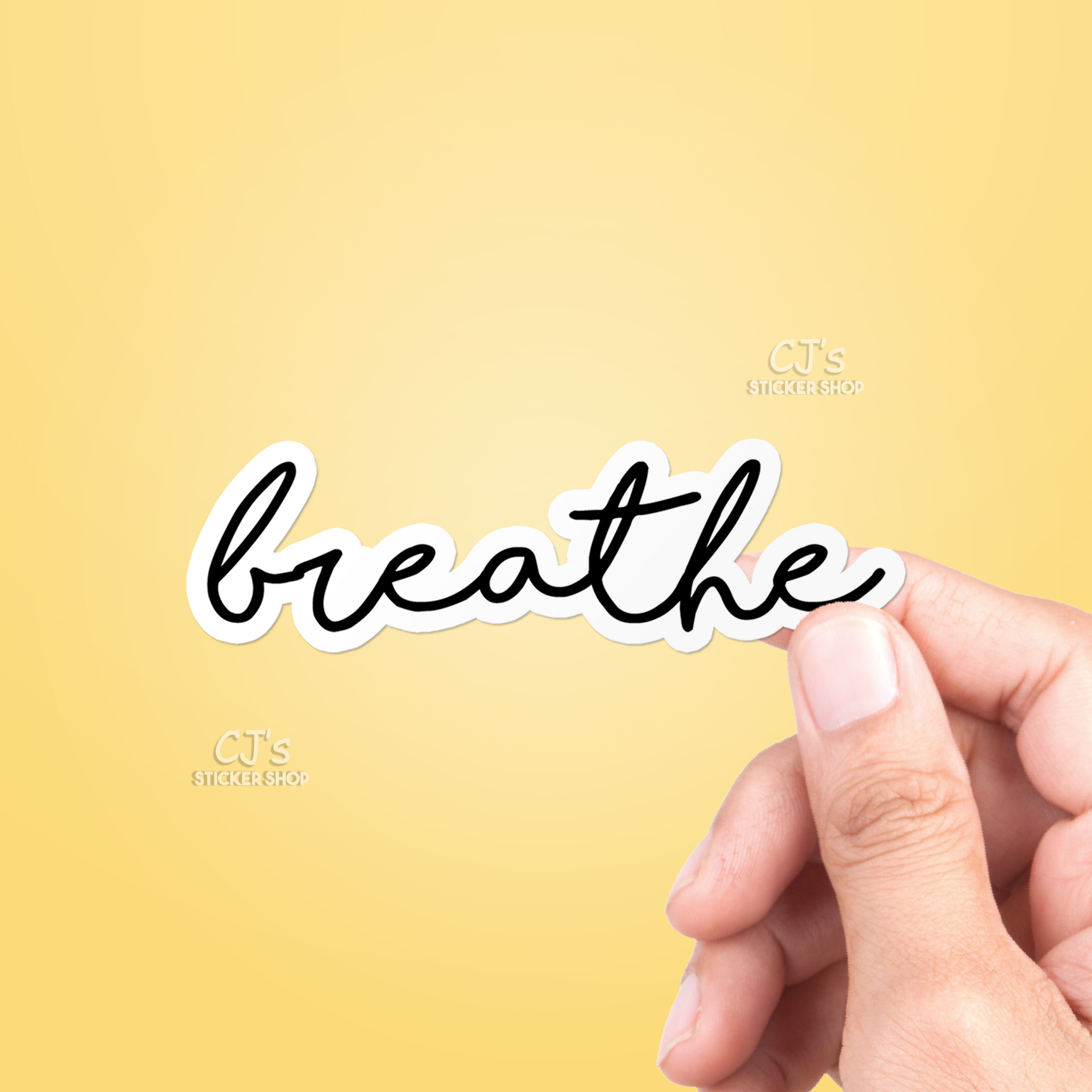 Breathe Sticker