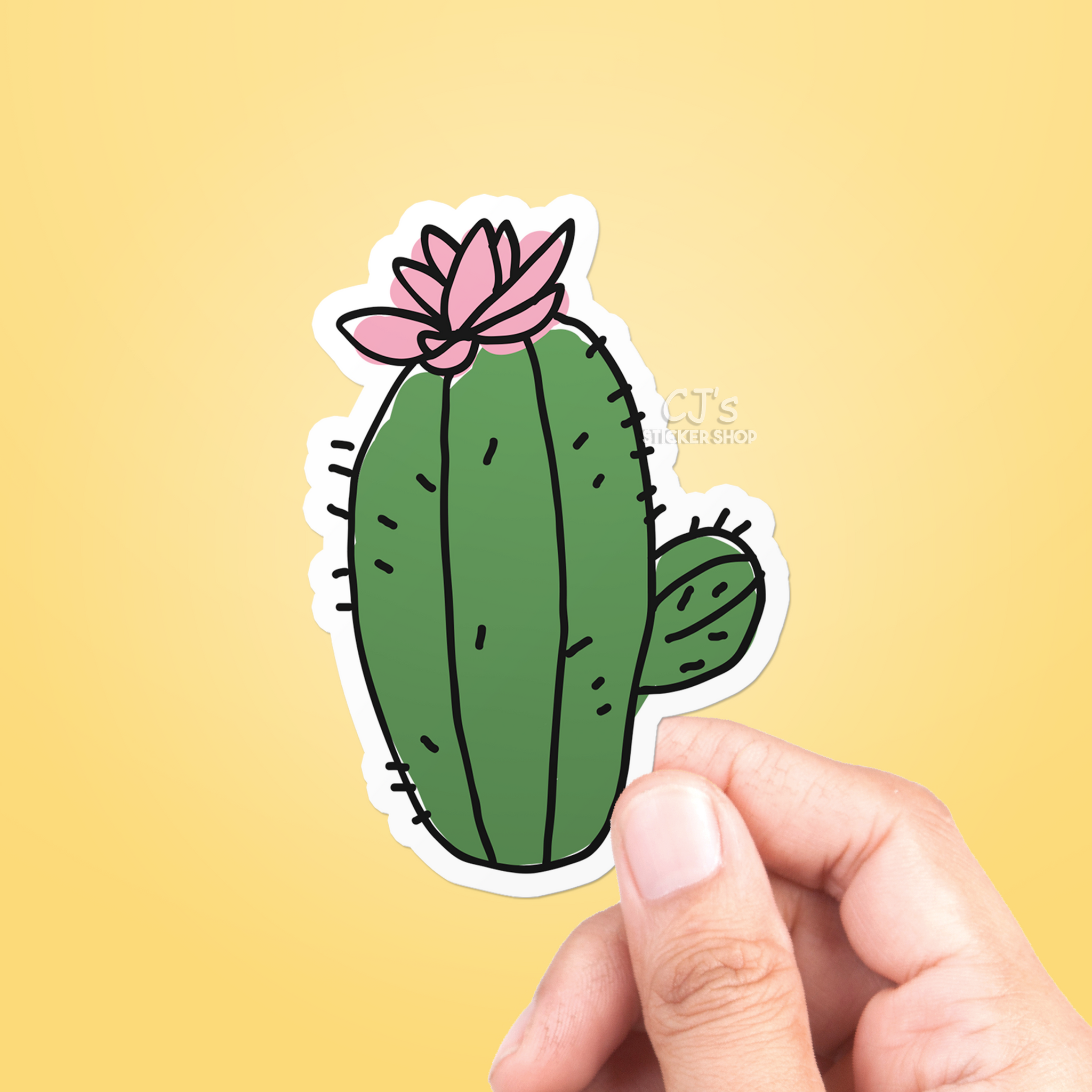 Cactus Doodle #1 Sticker