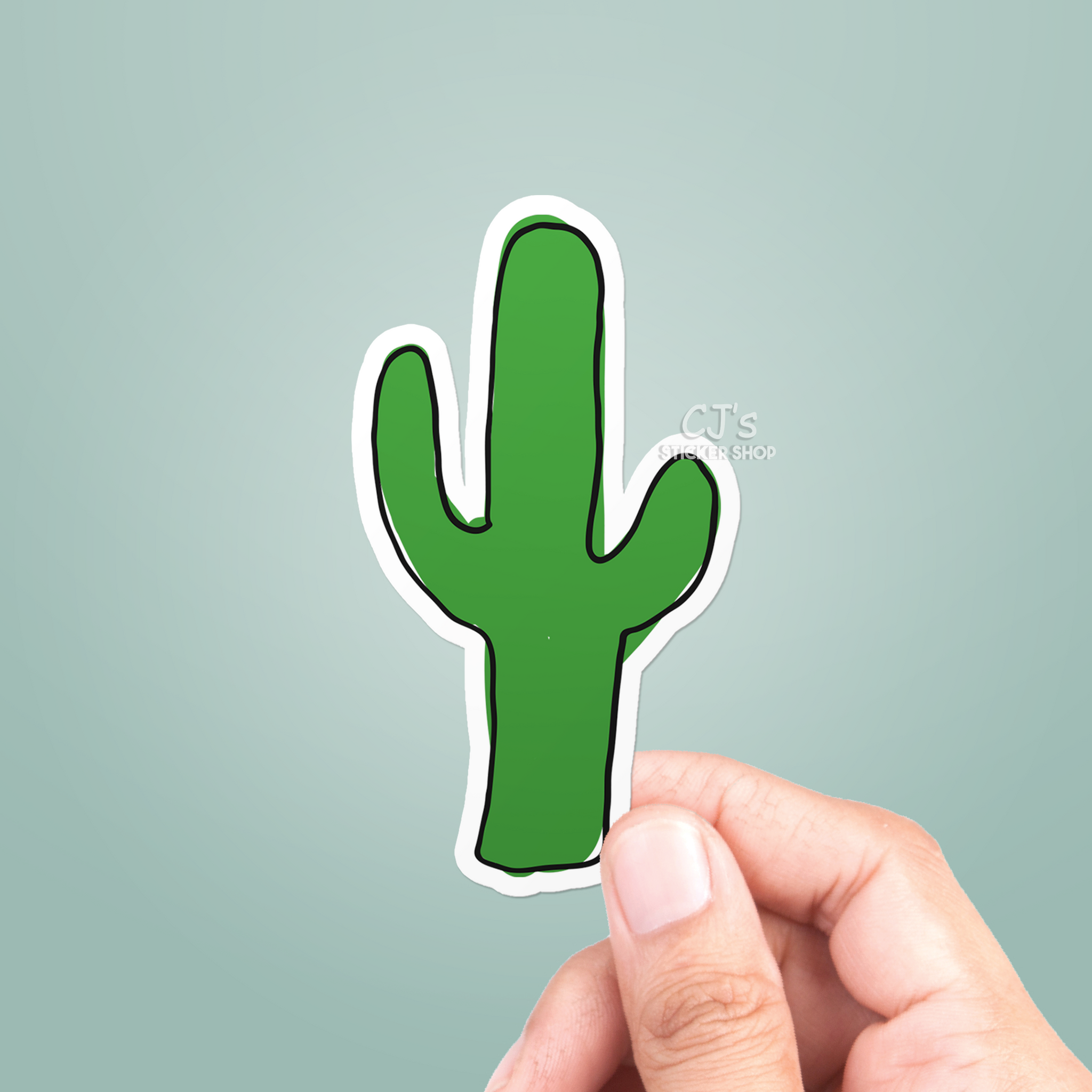 Cactus Doodle #3 Sticker