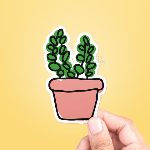 Cactus Doodle #4 Sticker