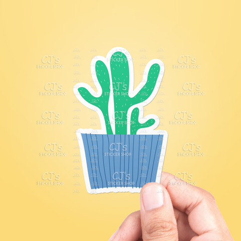 Cactus Drawing #5 Sticker