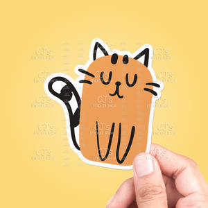 Cat Doodle #1 Sticker