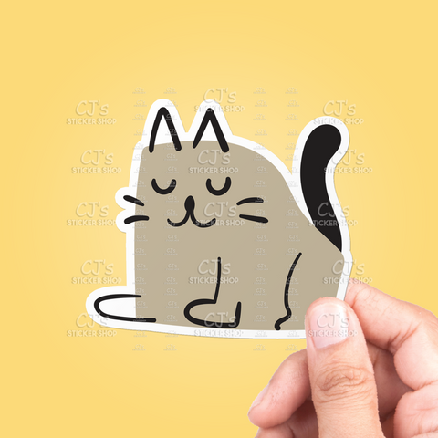 Cat Doodle #4 Sticker