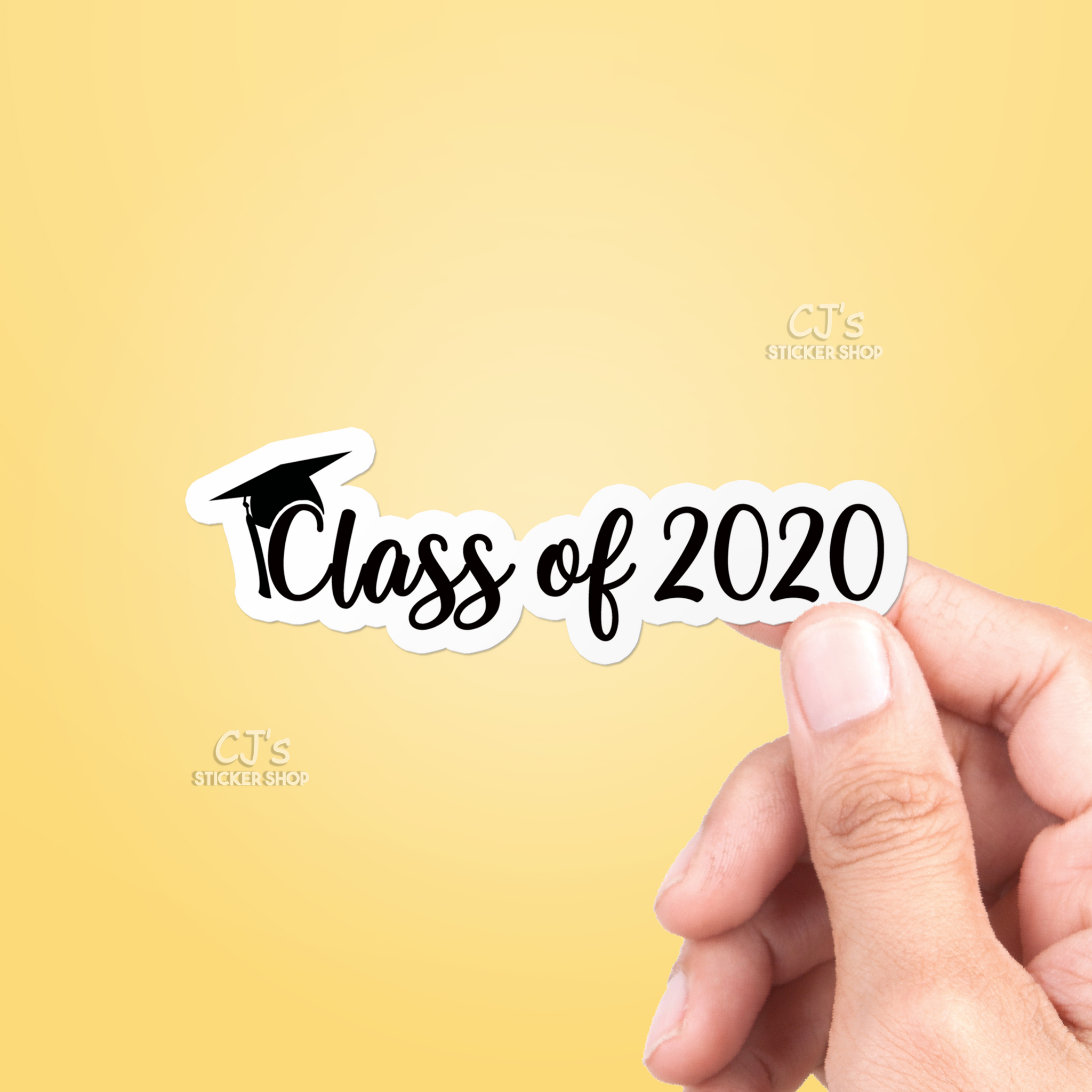 Graduation Cap Class of 2020 Sticker