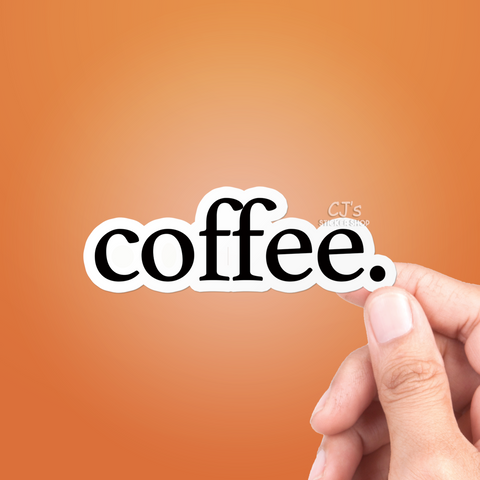 Coffee Sticker