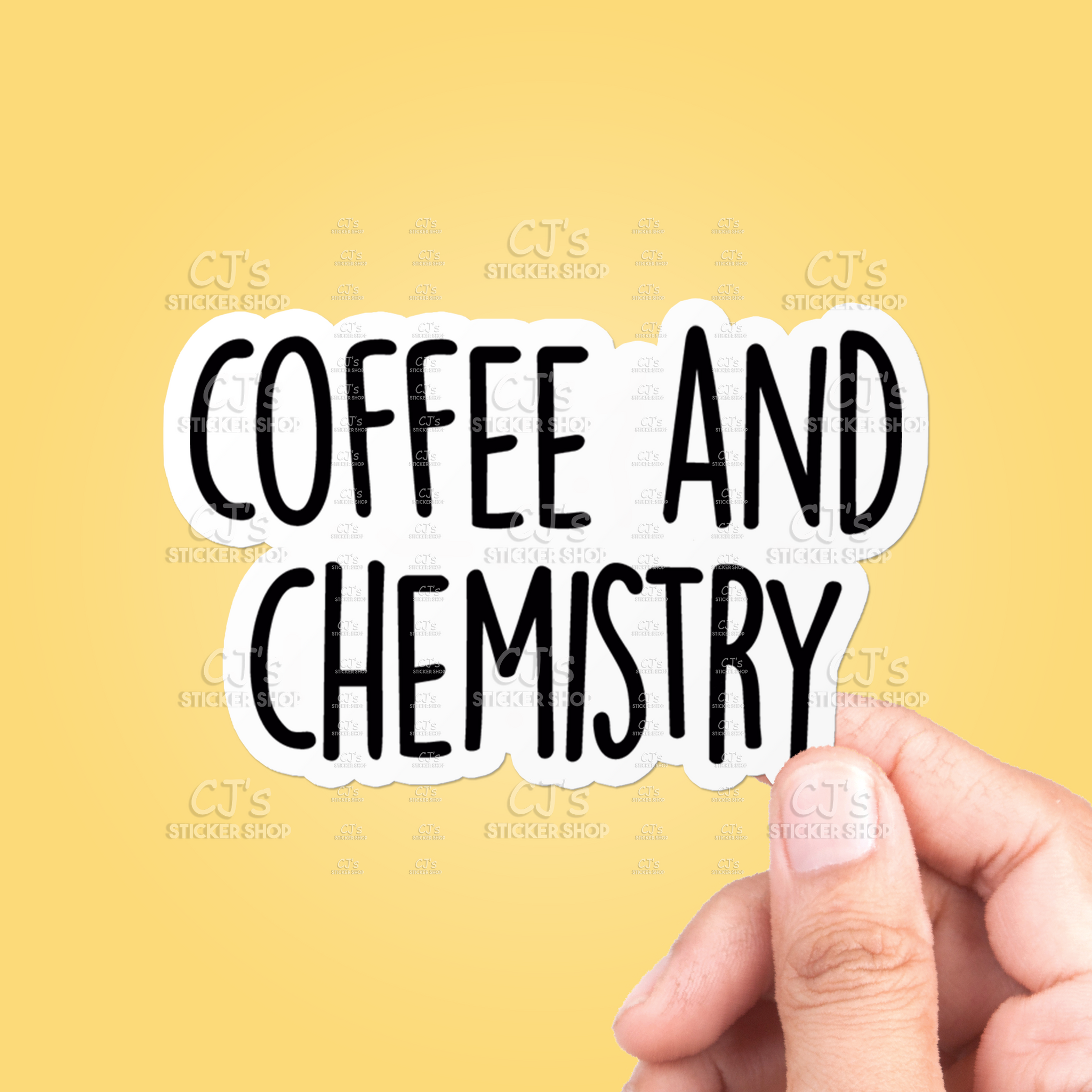 Coffee And Chemistry Sticker
