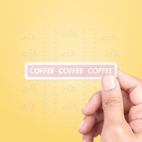 Coffee Coffee Coffee Sticker