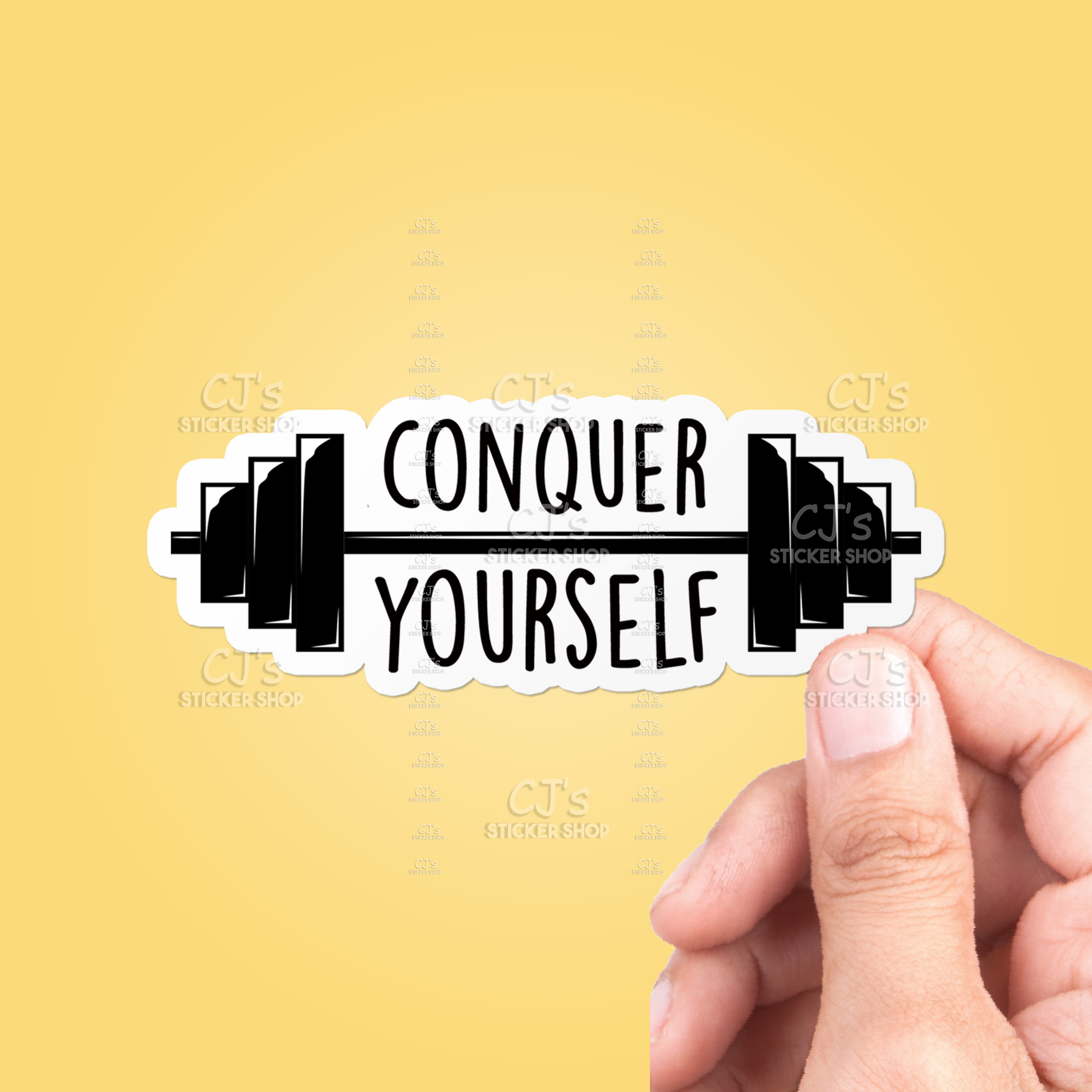Conquer Yourself Sticker