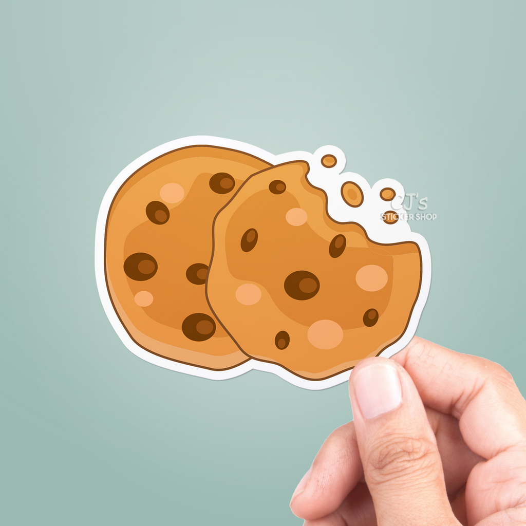 Cookies In Computer Sticker Chocolate Chip Cookies Sticker – CJ's Sticker Shop