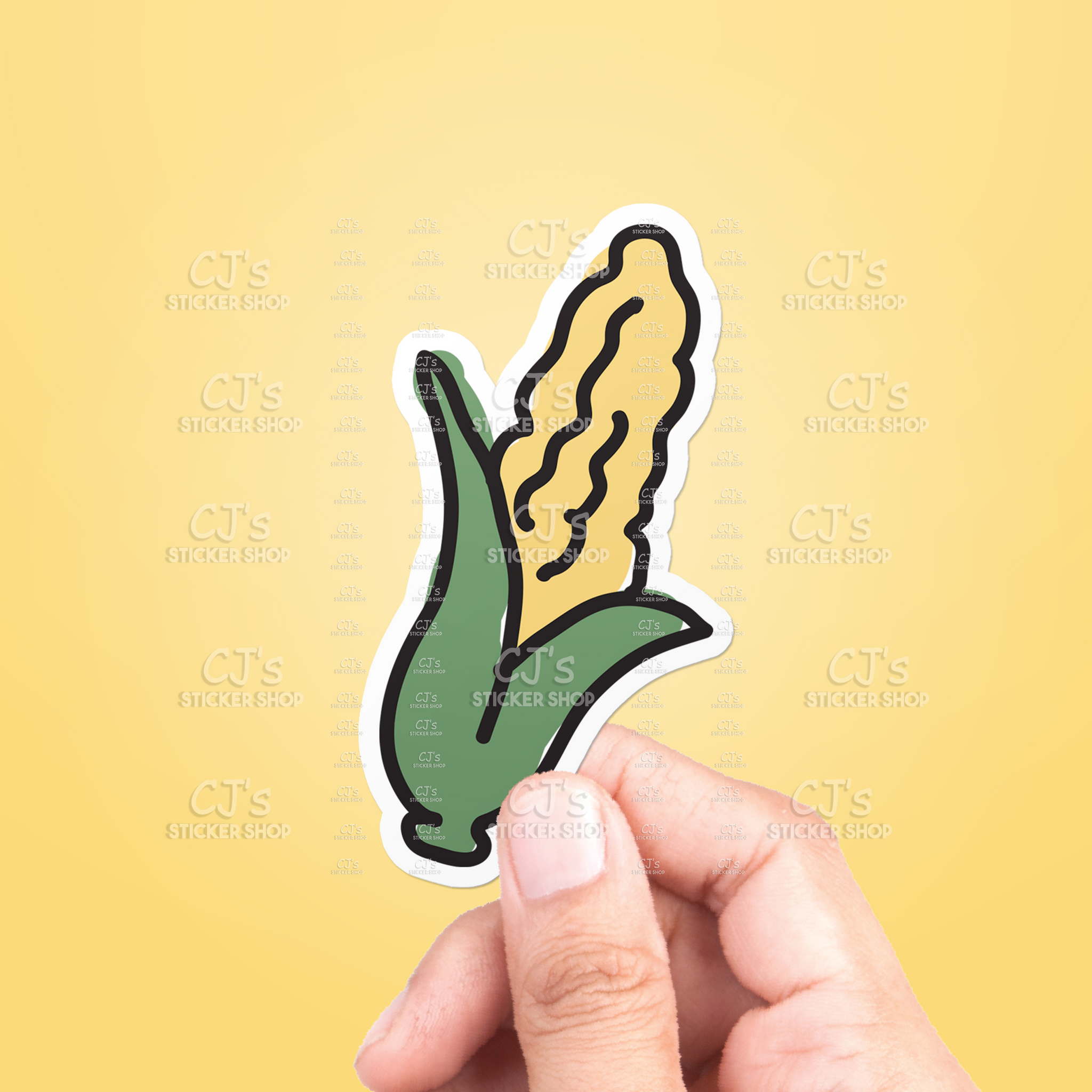 Corn Cobb Sticker