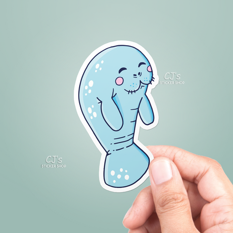 Cute Manatee Sticker