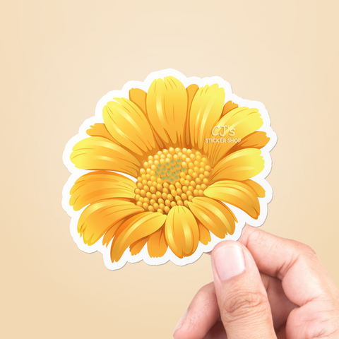 Daisy Flower Sticker