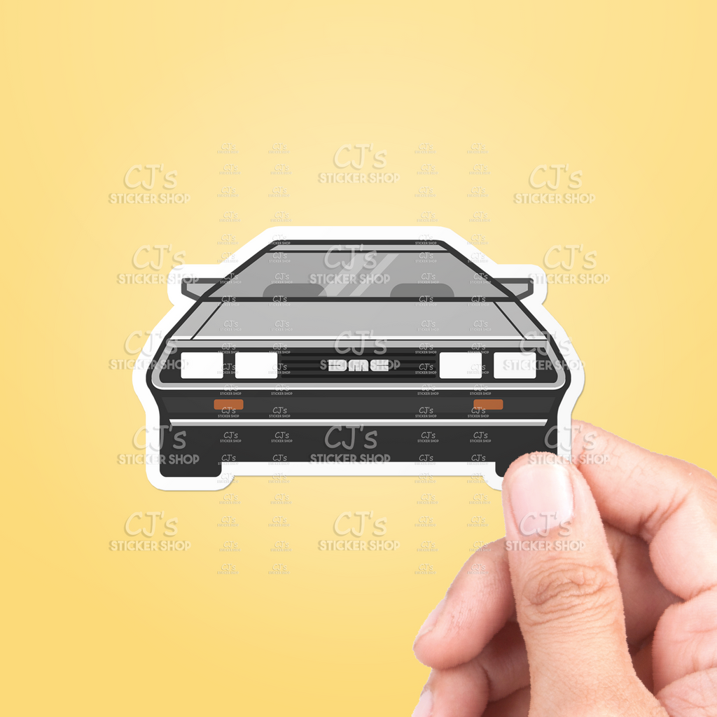 Delone Sticker Delorean Sticker – CJ's Sticker Shop