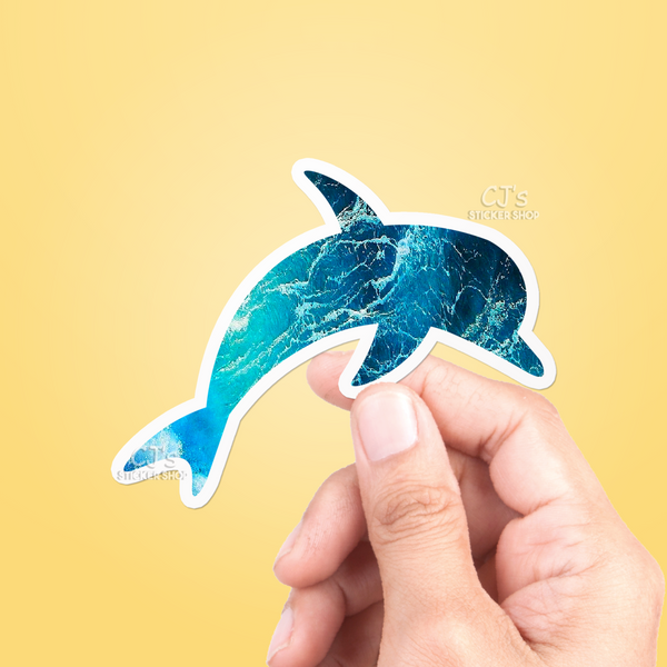 Dolphin Ocean Sticker