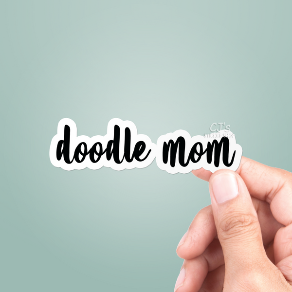 Doodle Mom Sticker