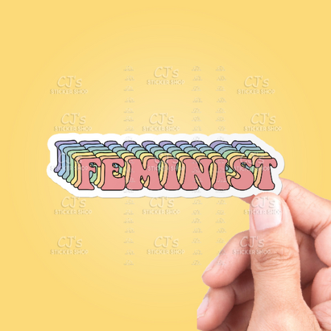 Feminist Colorful Sticker