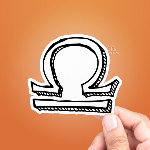 Libra Sticker