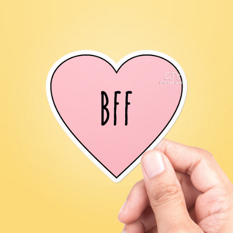 I Love My BFF Sticker