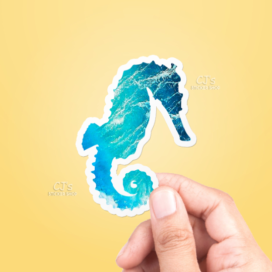 Seahorse Ocean Sticker