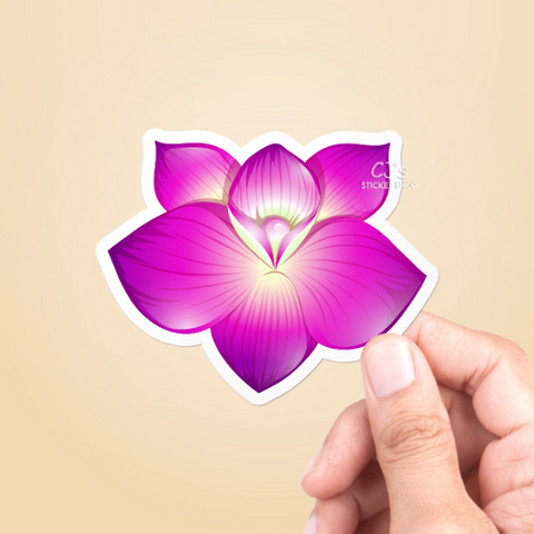 Orchid Flower Sticker