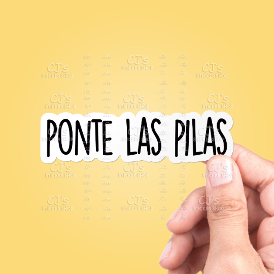 Ponte Las Pilas Sticker