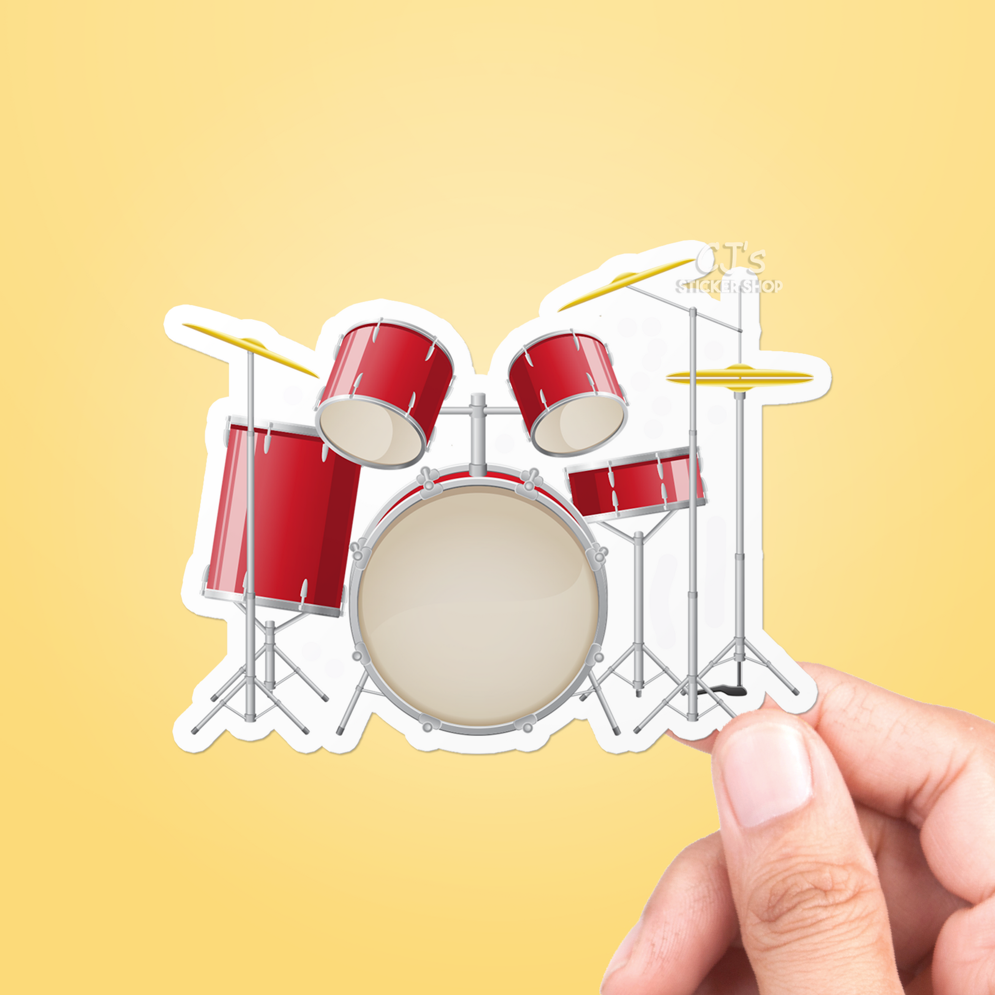 Drumset Sticker