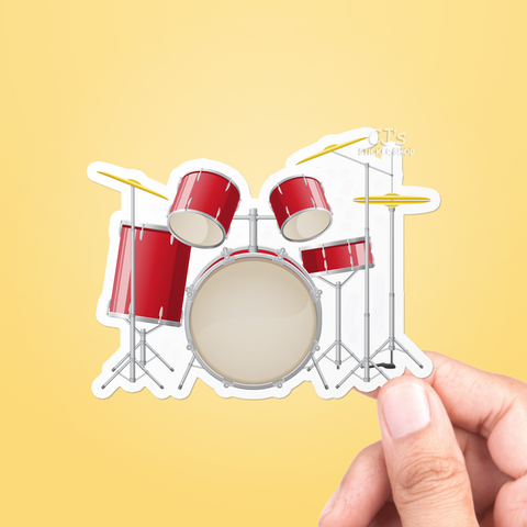 Drumset Sticker