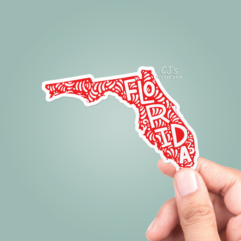 Florida Language Sticker Florida State Sticker – CJ's Sticker Shop