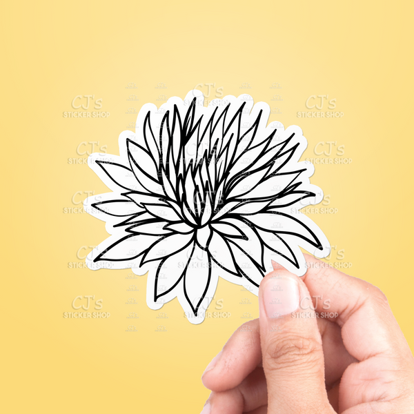 Flower Drawing #1 Sticker