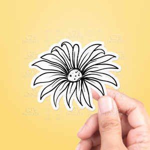 Flower Drawing #3 Sticker