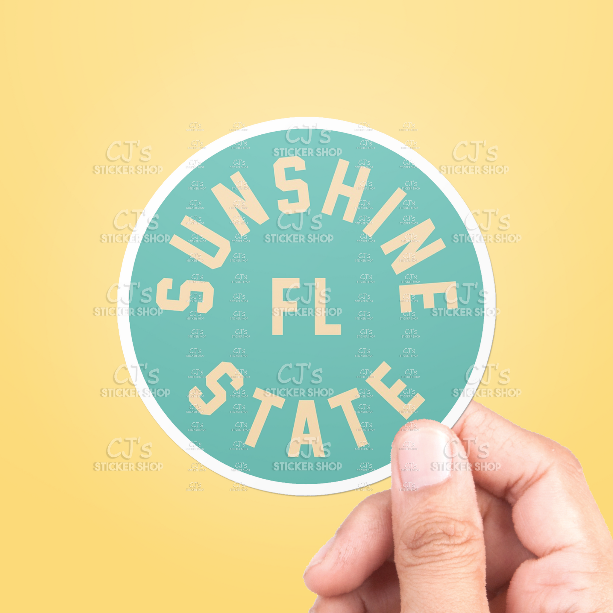 Sunshine FL State Sticker