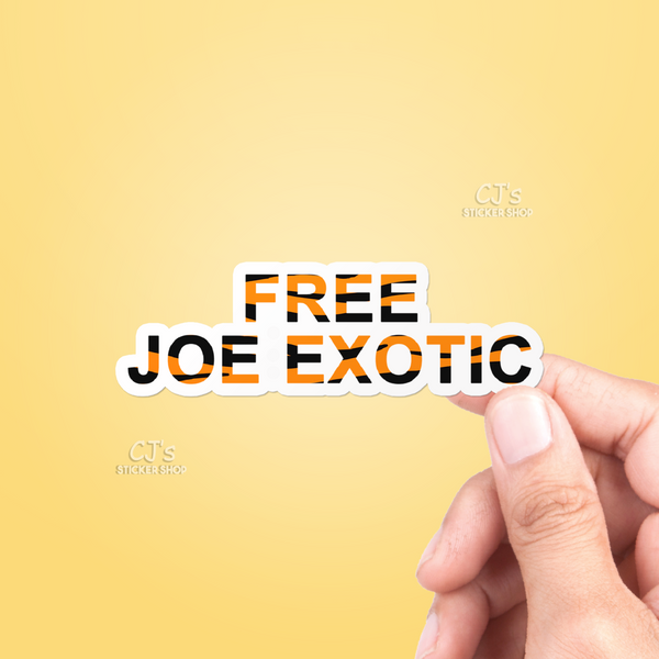 Free Joe Exotic Sticker