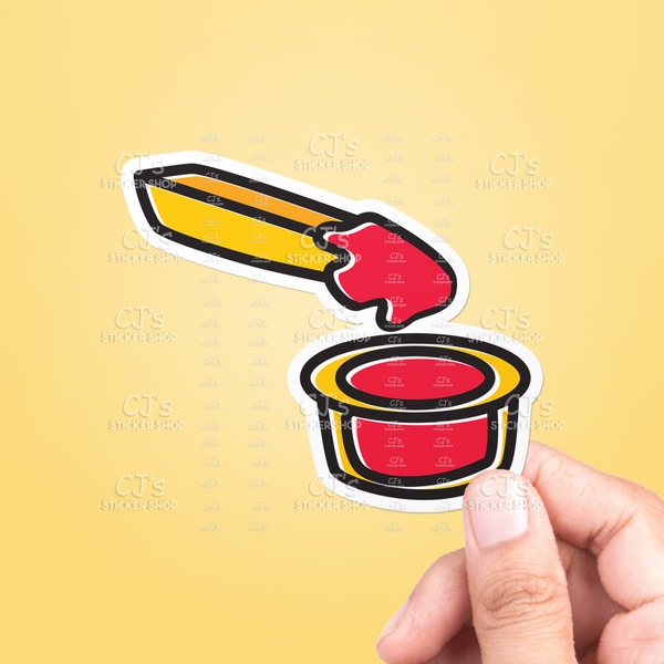 French Fries & Ketchup Sticker