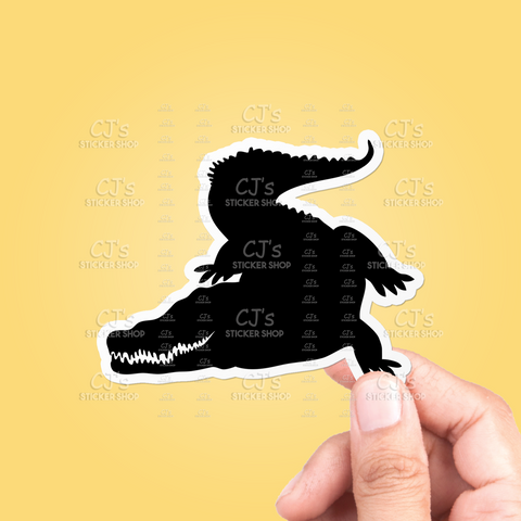 Gator Silhouette #2 Sticker