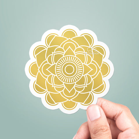 Gold Mandala Sticker